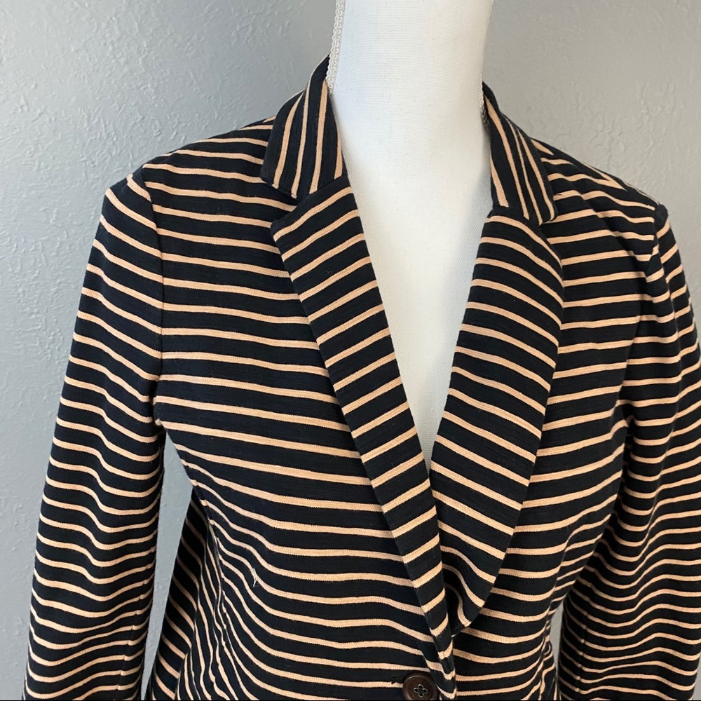 J. Crew Maritime Striped Career Blazer Jacket - Picture 6 of 9